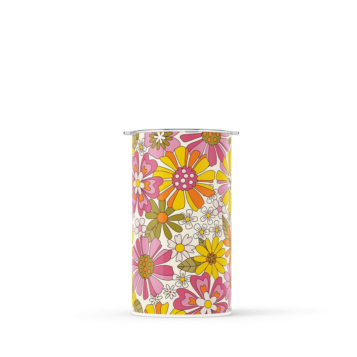 Retro Floral Double Walled 12oz Cup