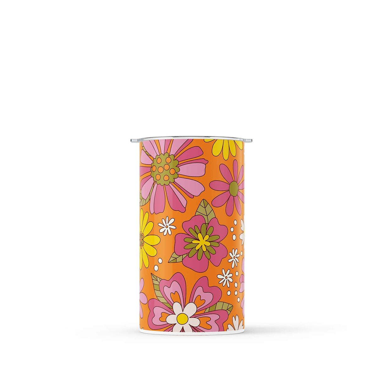 Retro Floral Double Walled 12oz Cup