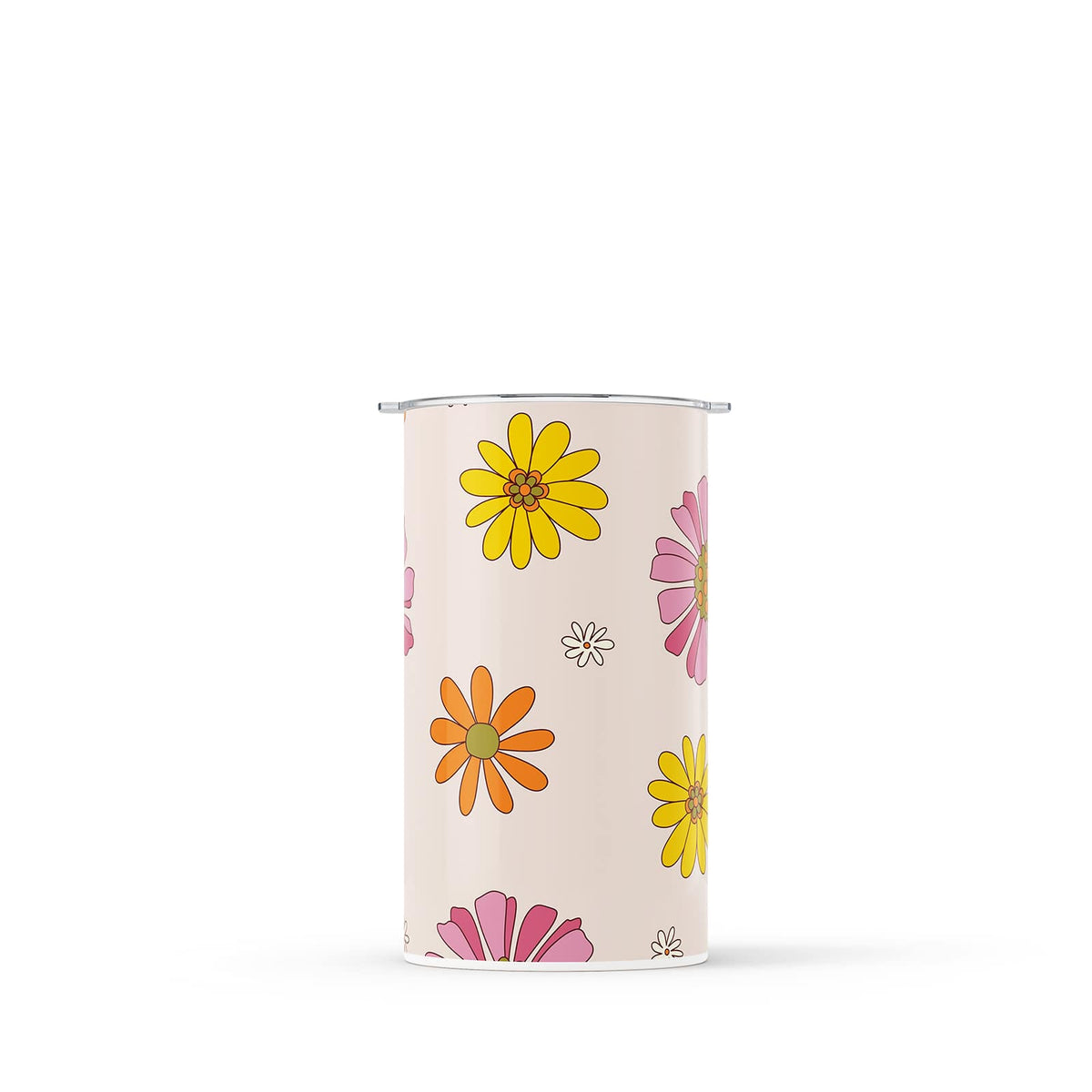 Retro Floral Double Walled 12oz Cup
