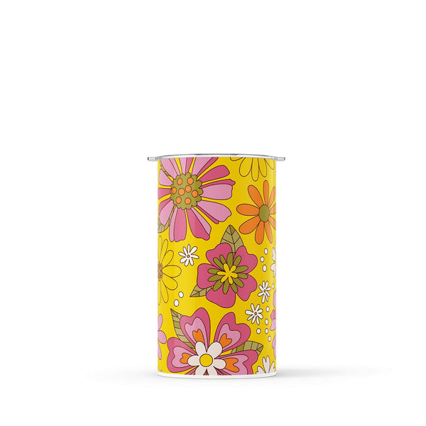 Retro Floral Double Walled 12oz Cup
