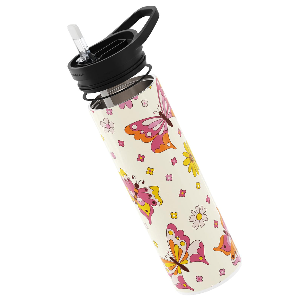 Retro Floral Double Walled 20oz Bottle
