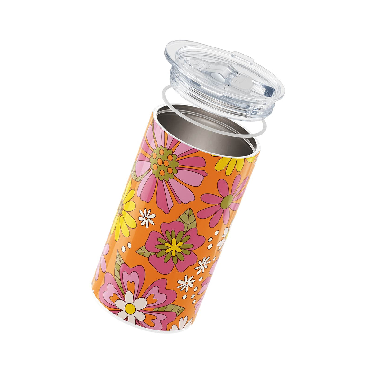 Retro Floral Insulated 12oz Cup