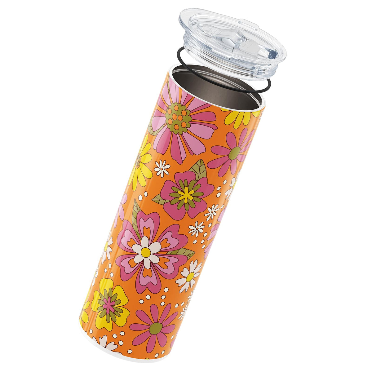 Retro Floral Insulated  20oz Cup