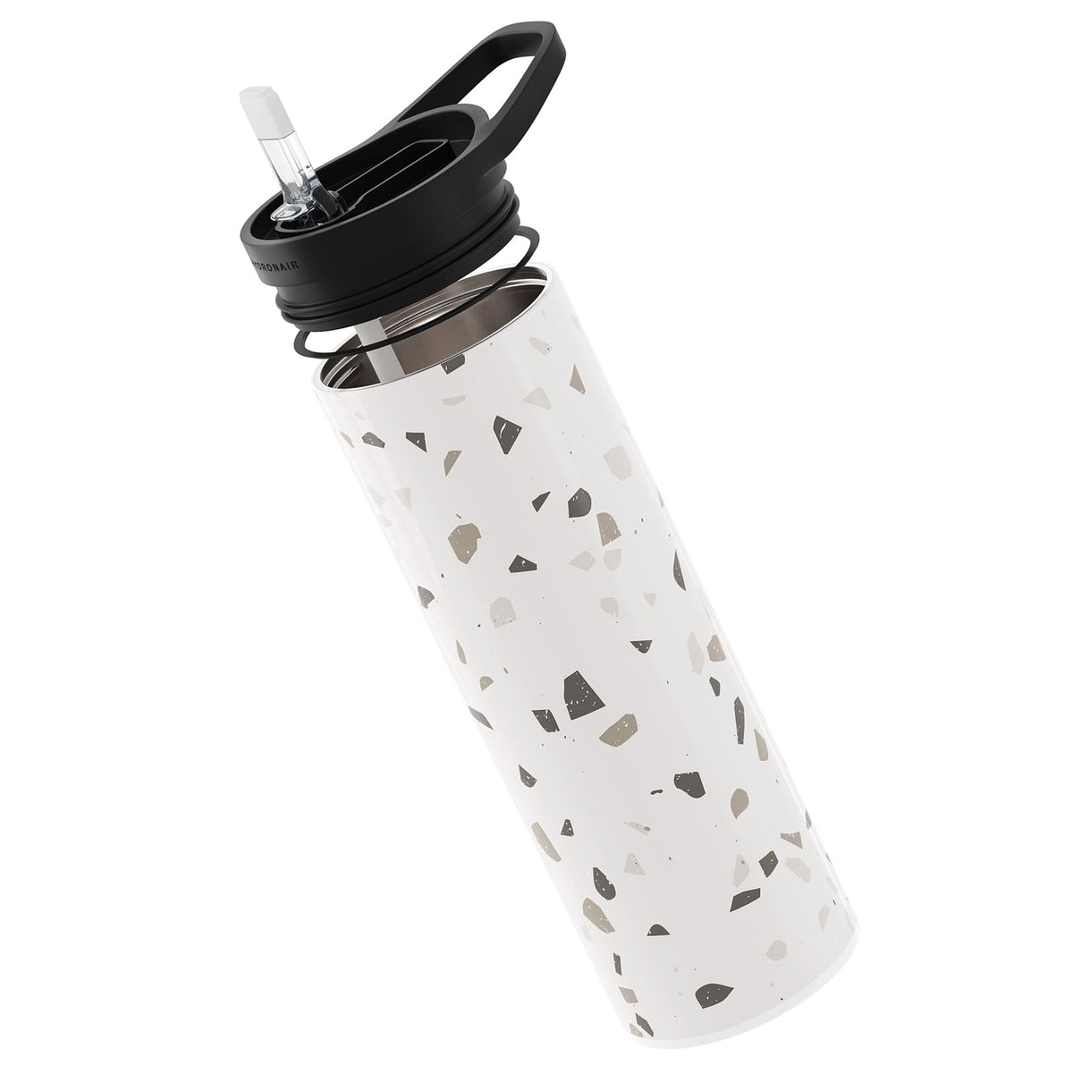 Silver Terrazzo 560ml Reusable Bottle By Hydronair
