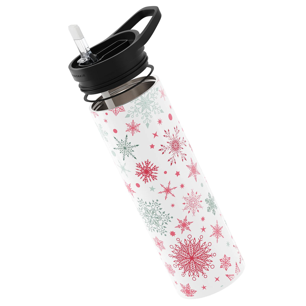 Soft Green Winter 560ml Reusable Bottle By Hydronair
