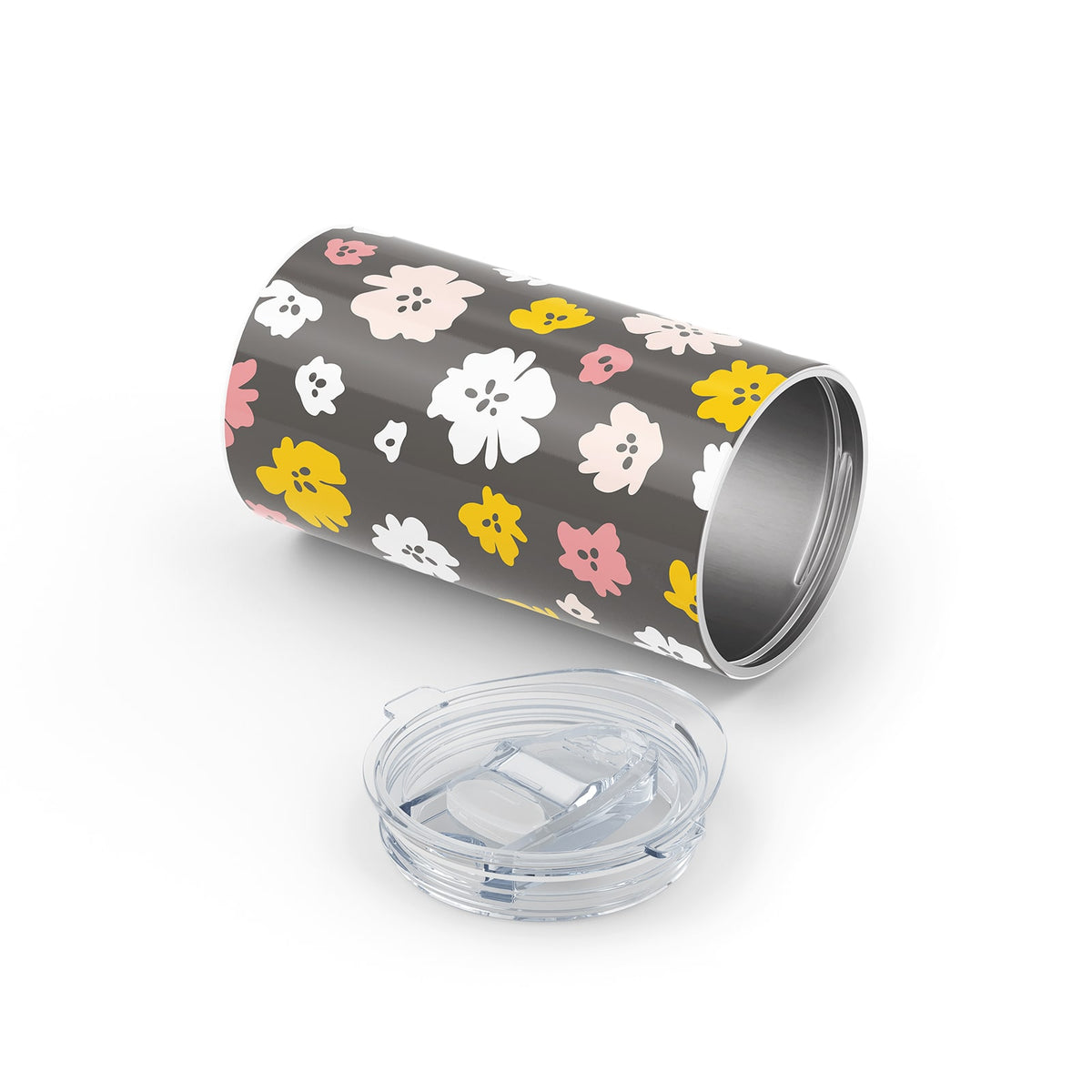 Spring Black Floral 340ml Reusable Cup By Hydronair 