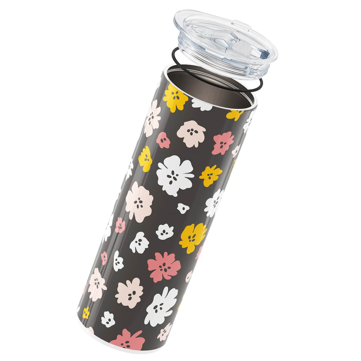 Spring Black Floral 560ml Cup By Hydronair 