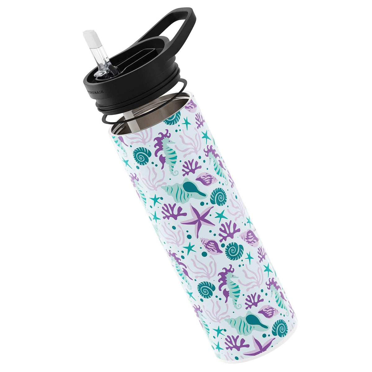 Spring Blue Nautical 560ml Reusable Bottle By Hydronair