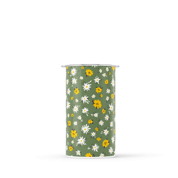 Spring Green Floral 340ml Reusable Coffee Cup By Hydronair 