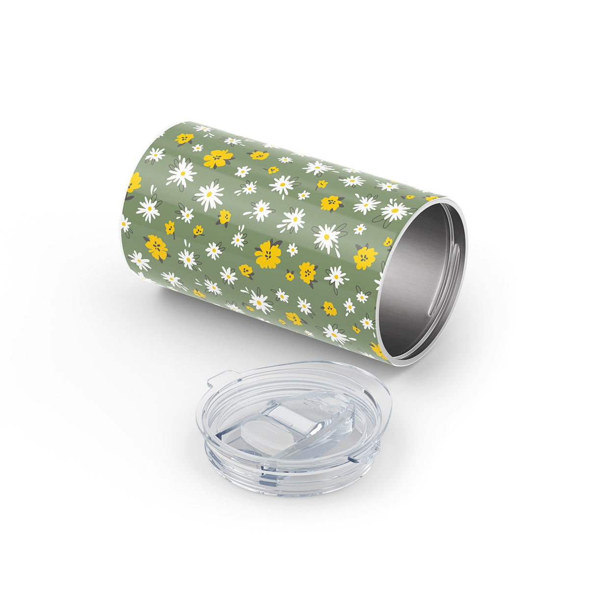 Spring Green Floral 340ml Reusable Cup By Hydronair 