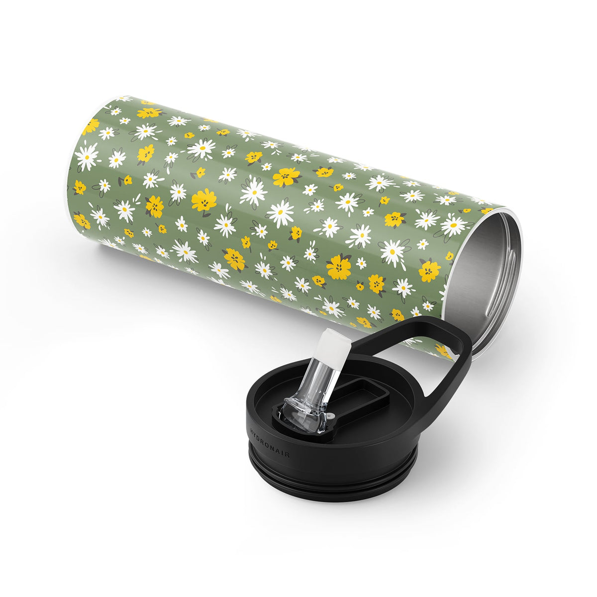Spring Green Floral 560ml Reusable Bottle By Hydronair