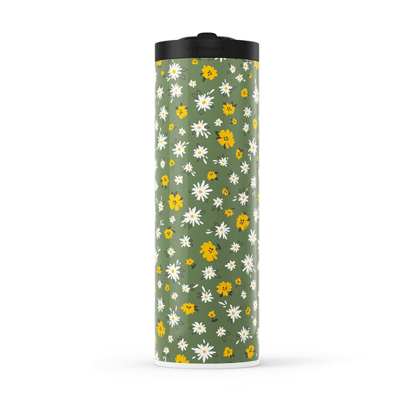 Spring Green Floral 560ml Water Bottle By Hydronair