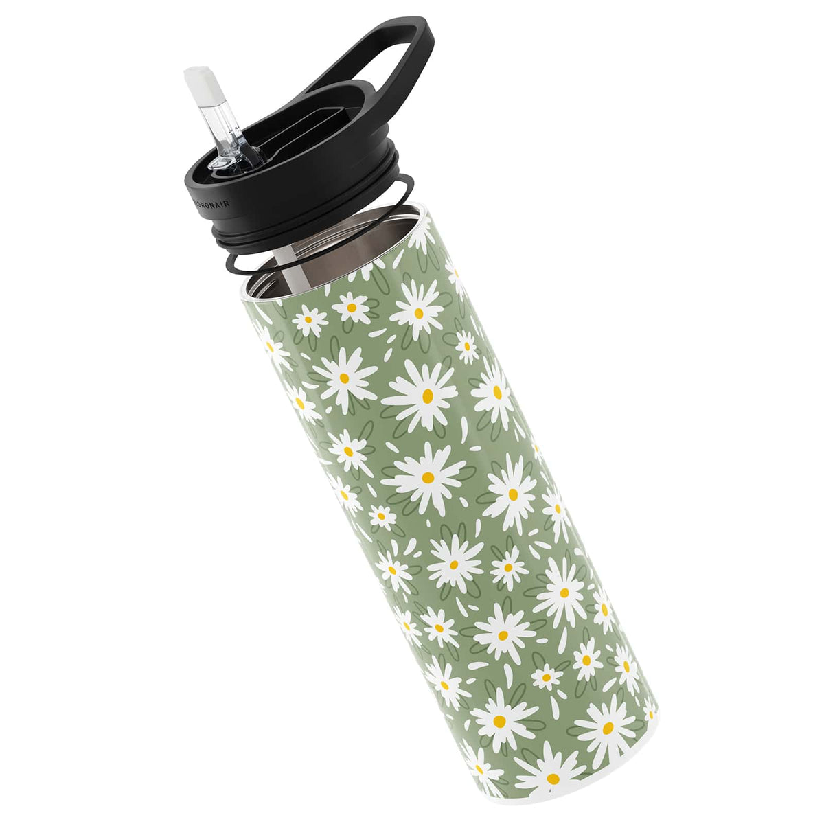 Spring Olive Floral 560ml Reusable Bottle By Hydronair