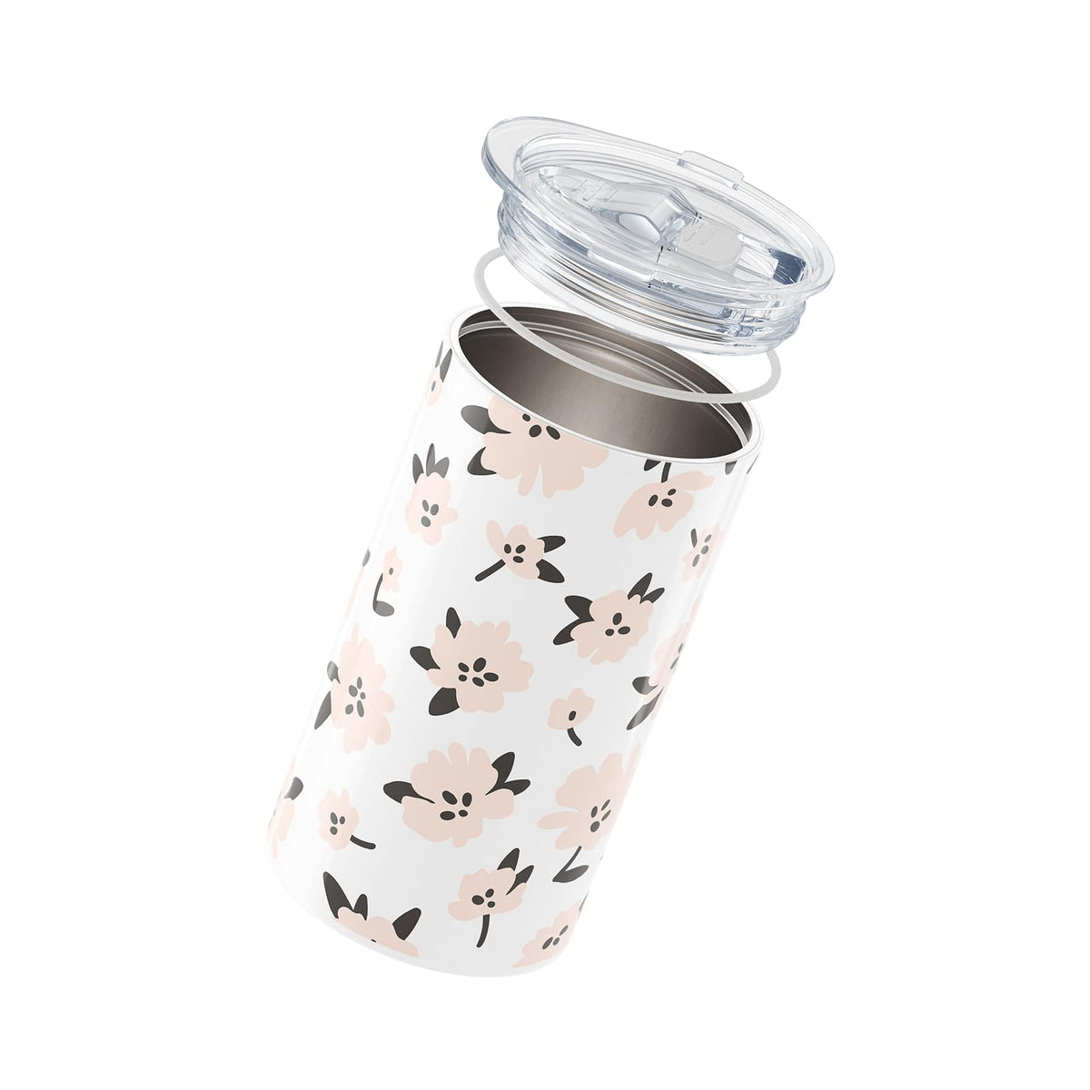 Spring White Floral 340ml Coffee Cup By Hydronair 