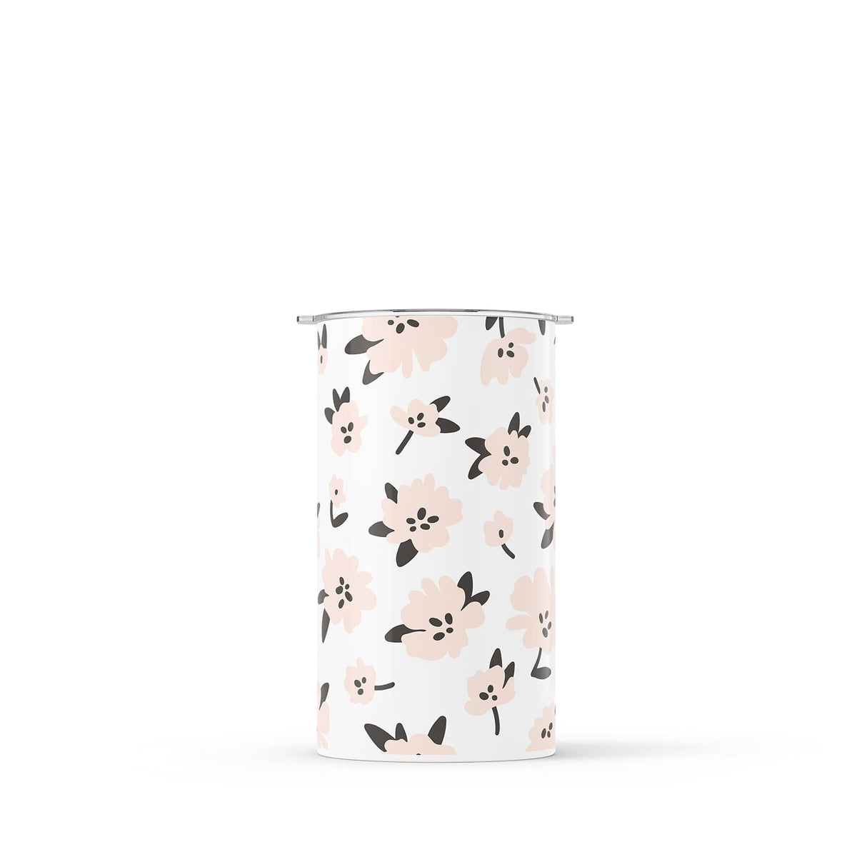 Spring White Floral 340ml Reusable Coffee Cup By Hydronair 