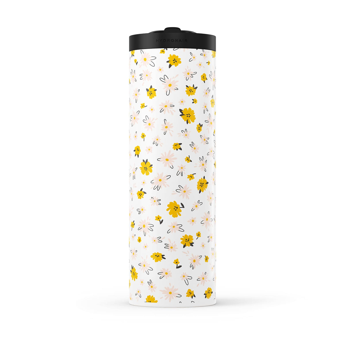 Spring White Floral 560ml Water Bottle By Hydronair