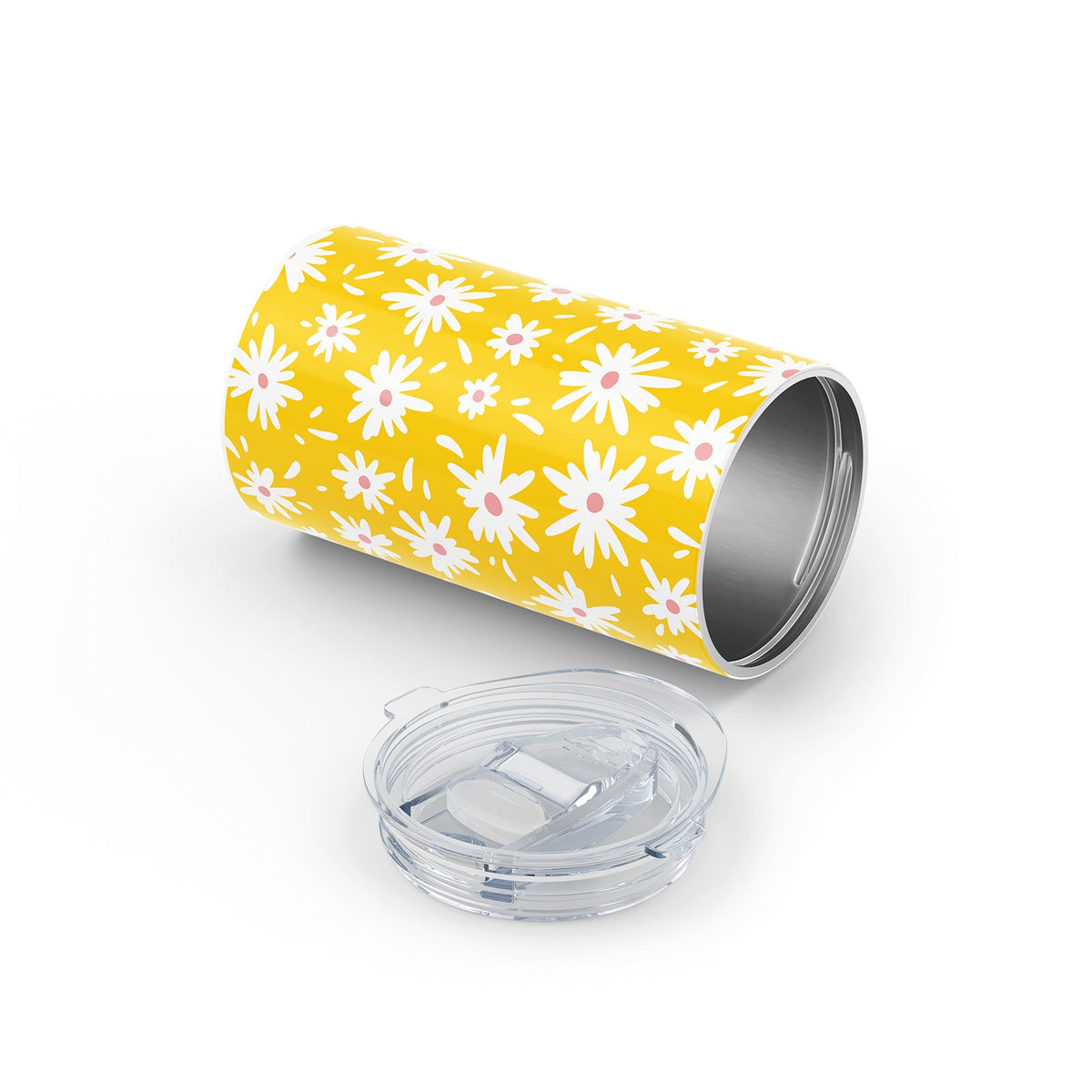 Spring Yellow Floral 340ml Reusable Cup By Hydronair 