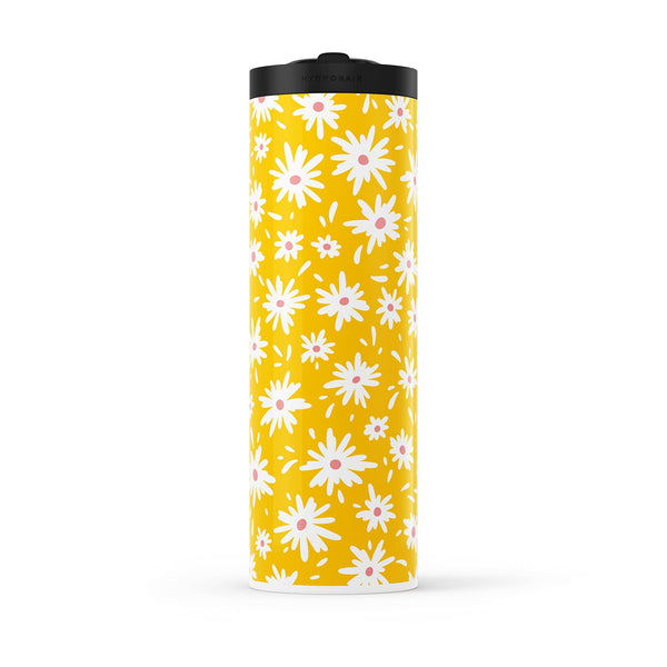 Spring Yellow Floral 560ml Water Bottle By Hydronair