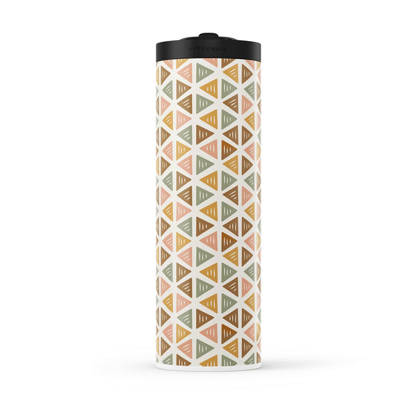 Triangle Brown Boho 560ml Water Bottle By Hydronair