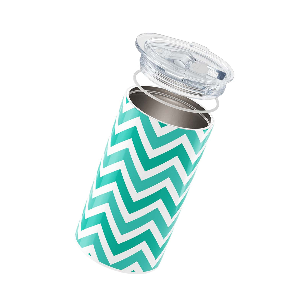 Turquoise Patterned Insulated 12oz Cup