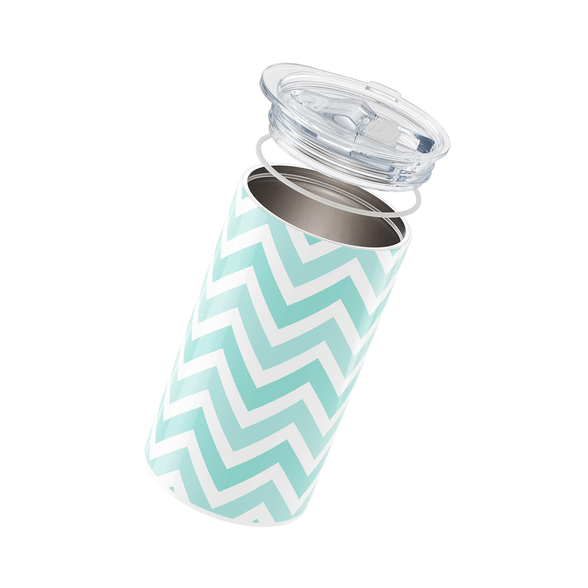 Turquoise Patterned Insulated 12oz Cup