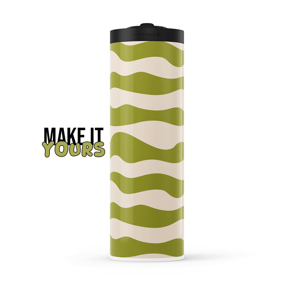Custom "Vibrant Waves" 560ml Bottle