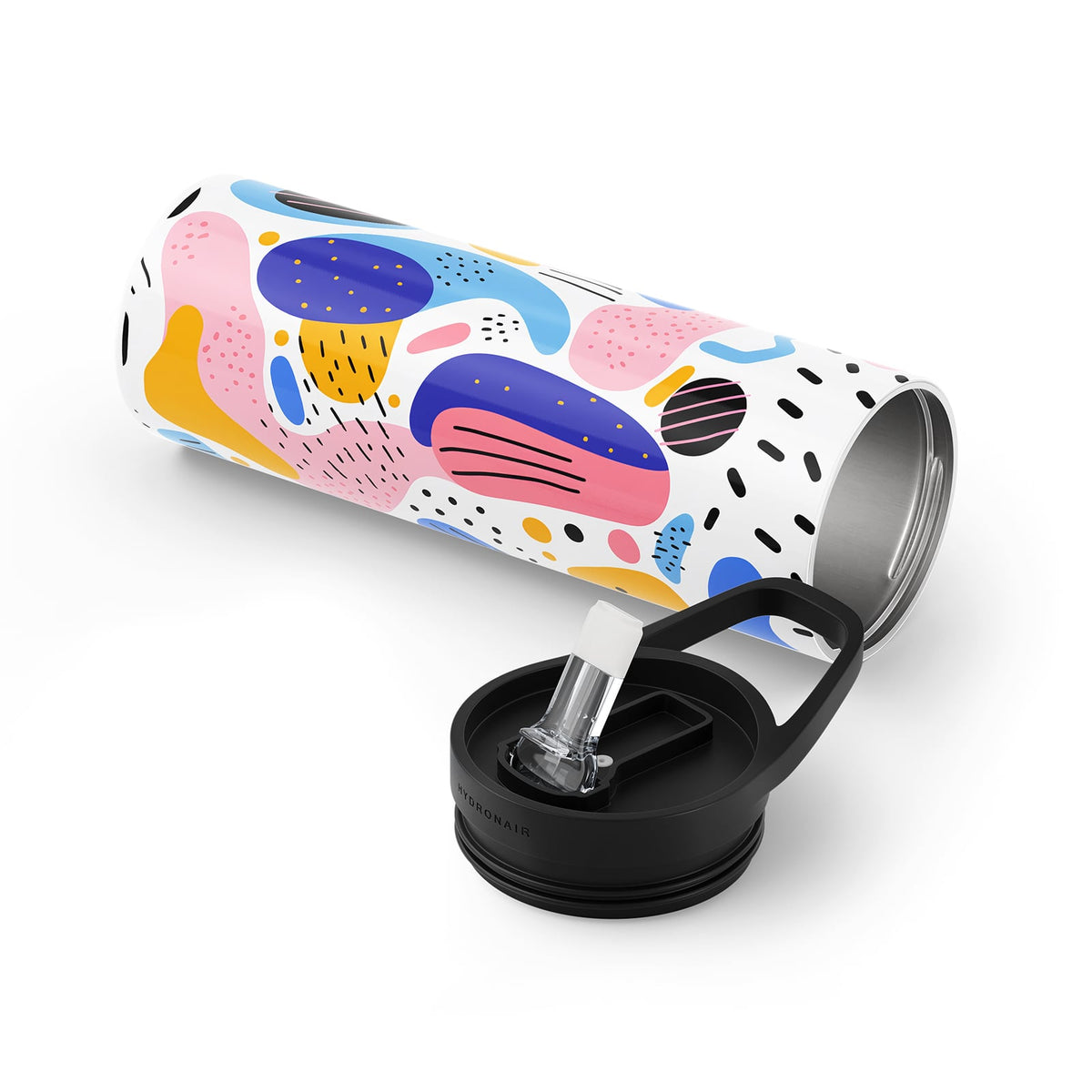 Violet Abstract 560ml Bottle By Hydronair
