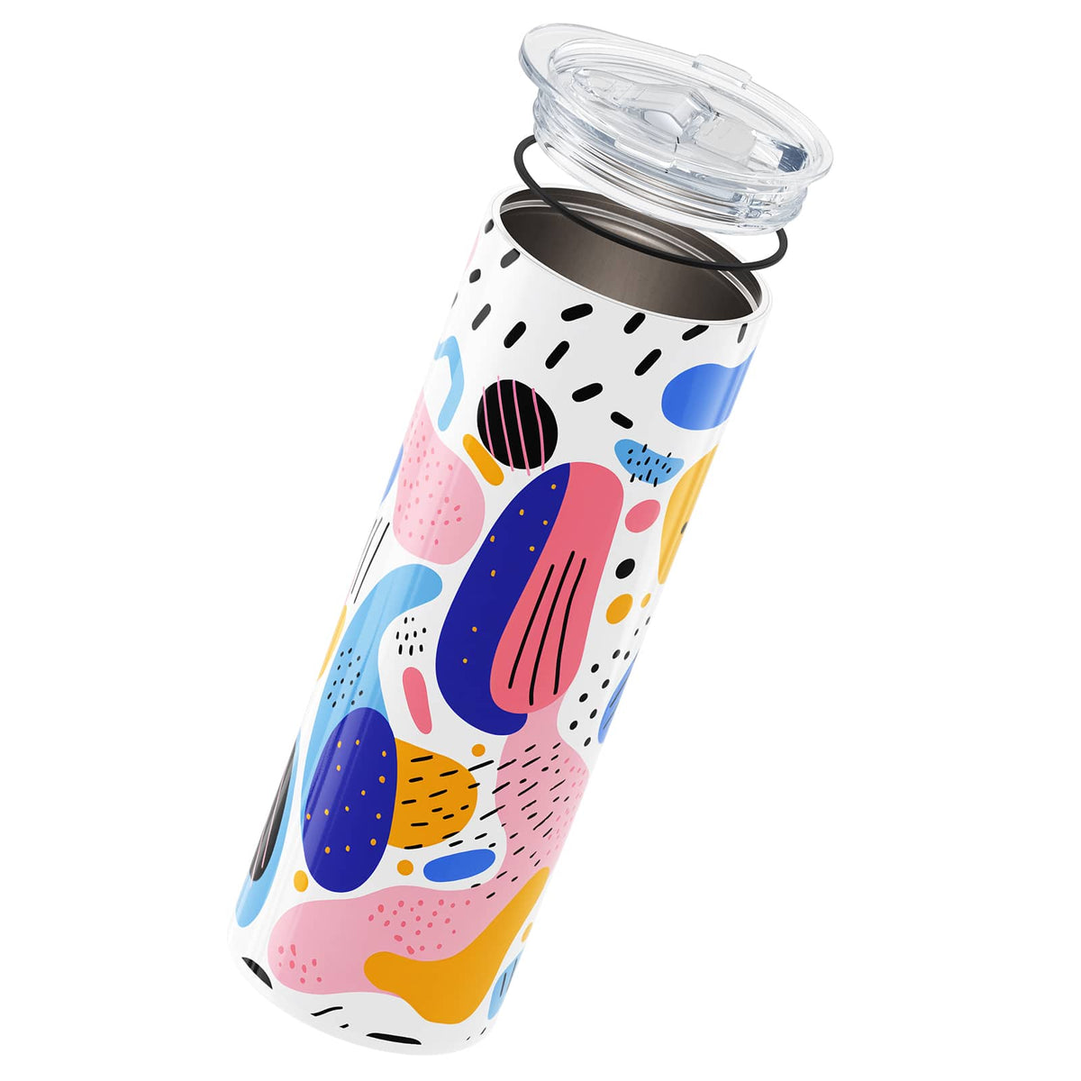 Violet Abstract 560ml Cup By Hydronair