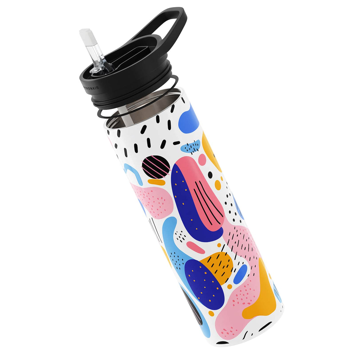 Violet Abstract 560ml Reusable Bottle By Hydronair