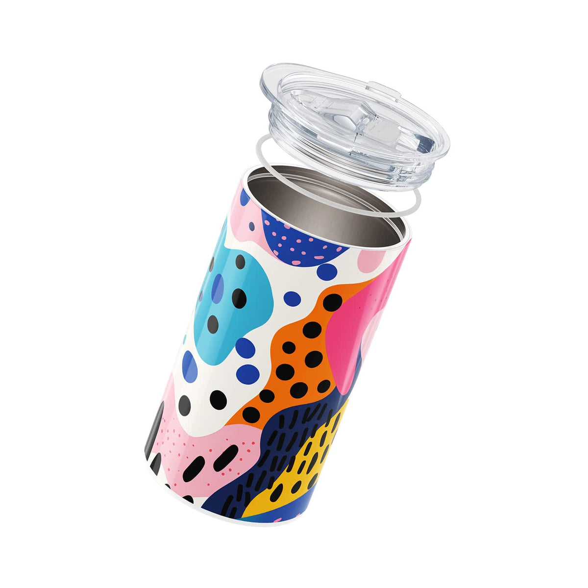 White Abstract 340ml Coffee Cup By Hydronair