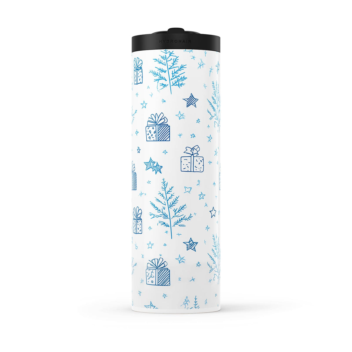 White Christmas 560ml Water Bottle By Hydronair