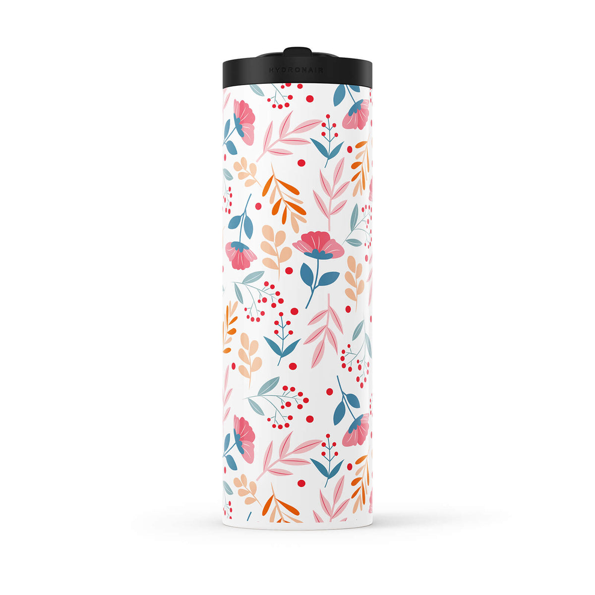 White Floral 20oz Bottle