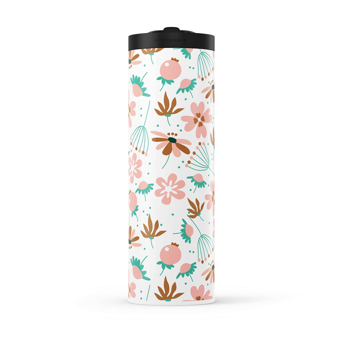 White Floral 20oz Bottle