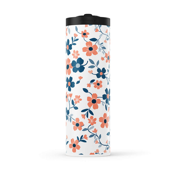 White Floral 20oz Bottle