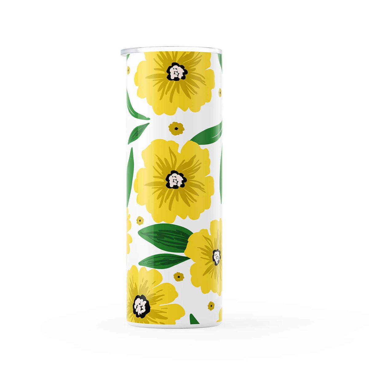 Yellow Flower Floral Summer 20oz Tumbler