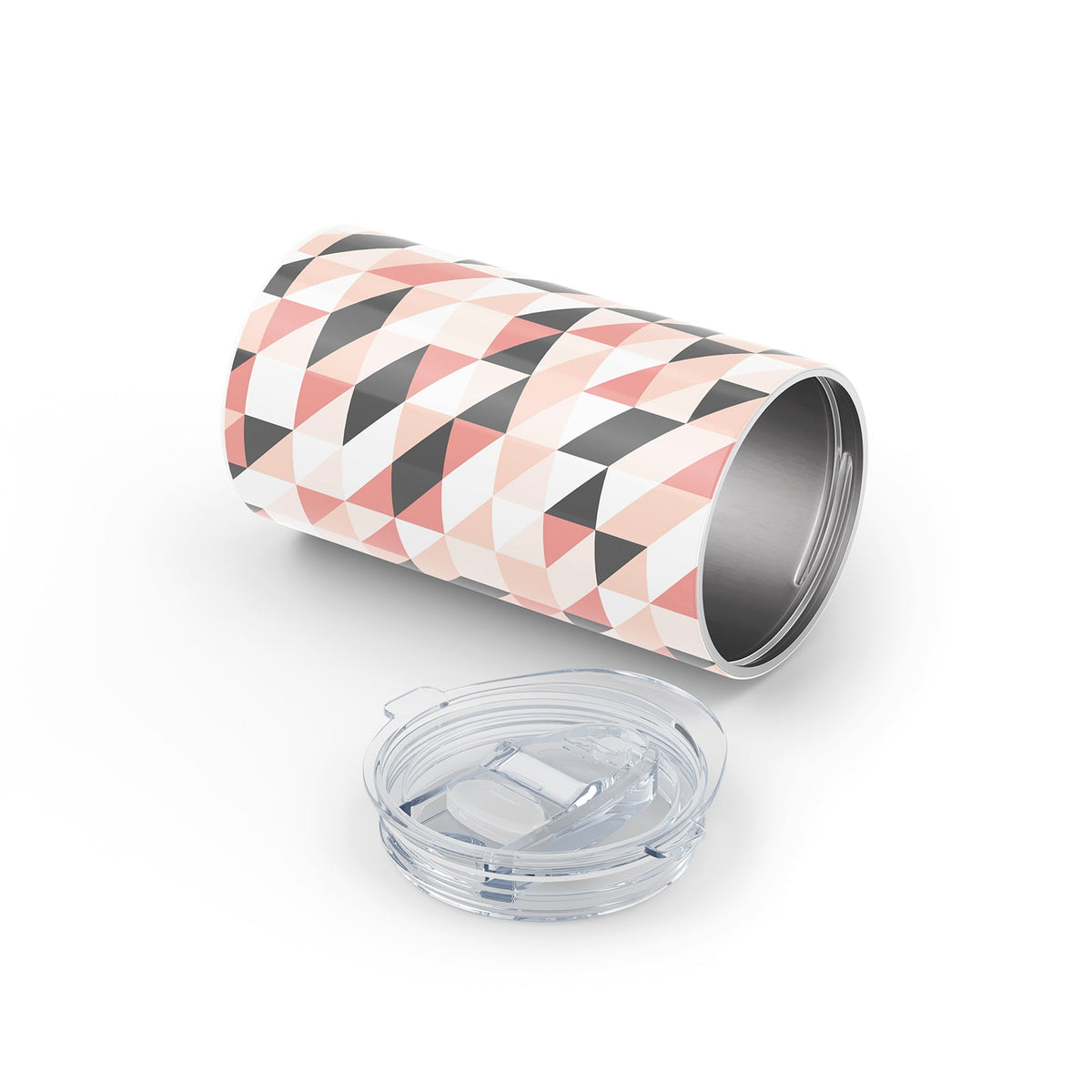 White Geometric 340ml Reusable Cup By Hydronair