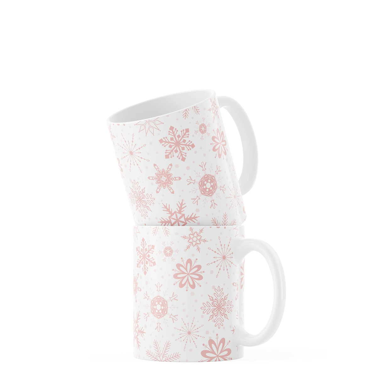 White Snowflake Coffee Mug