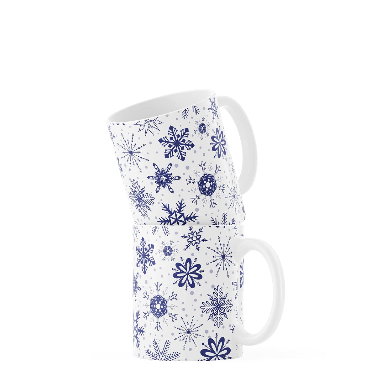 White Snowflake Coffee Mug
