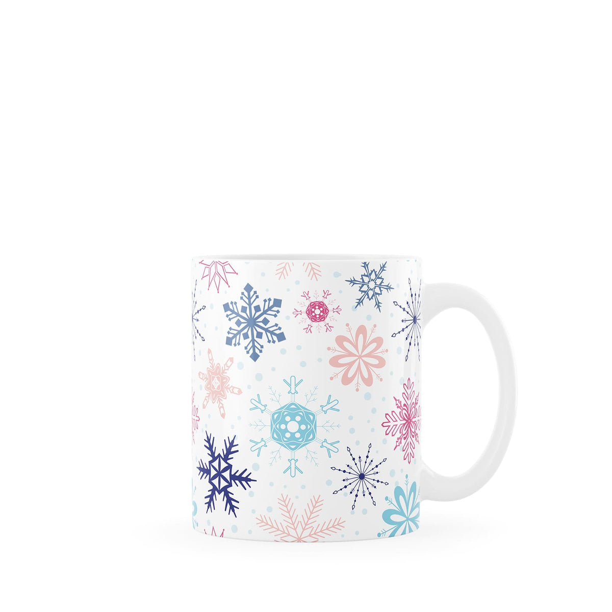 White Snowflake Mug