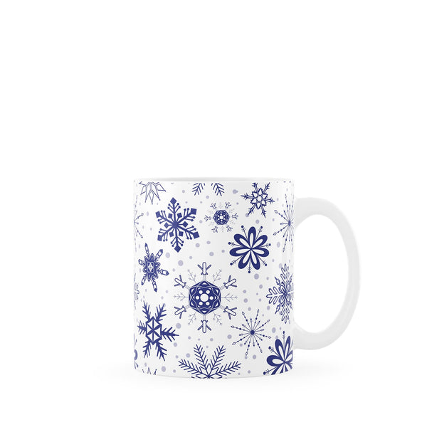 White Snowflake Mug