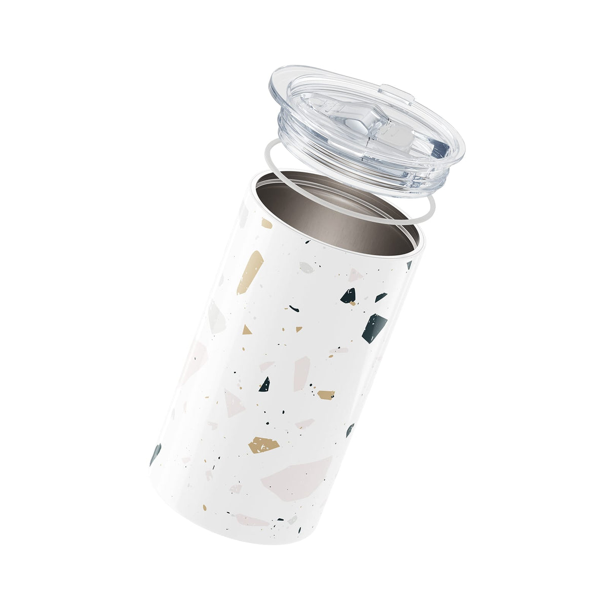 White Terrazzo 340ml Coffee Cup By Hydronair 