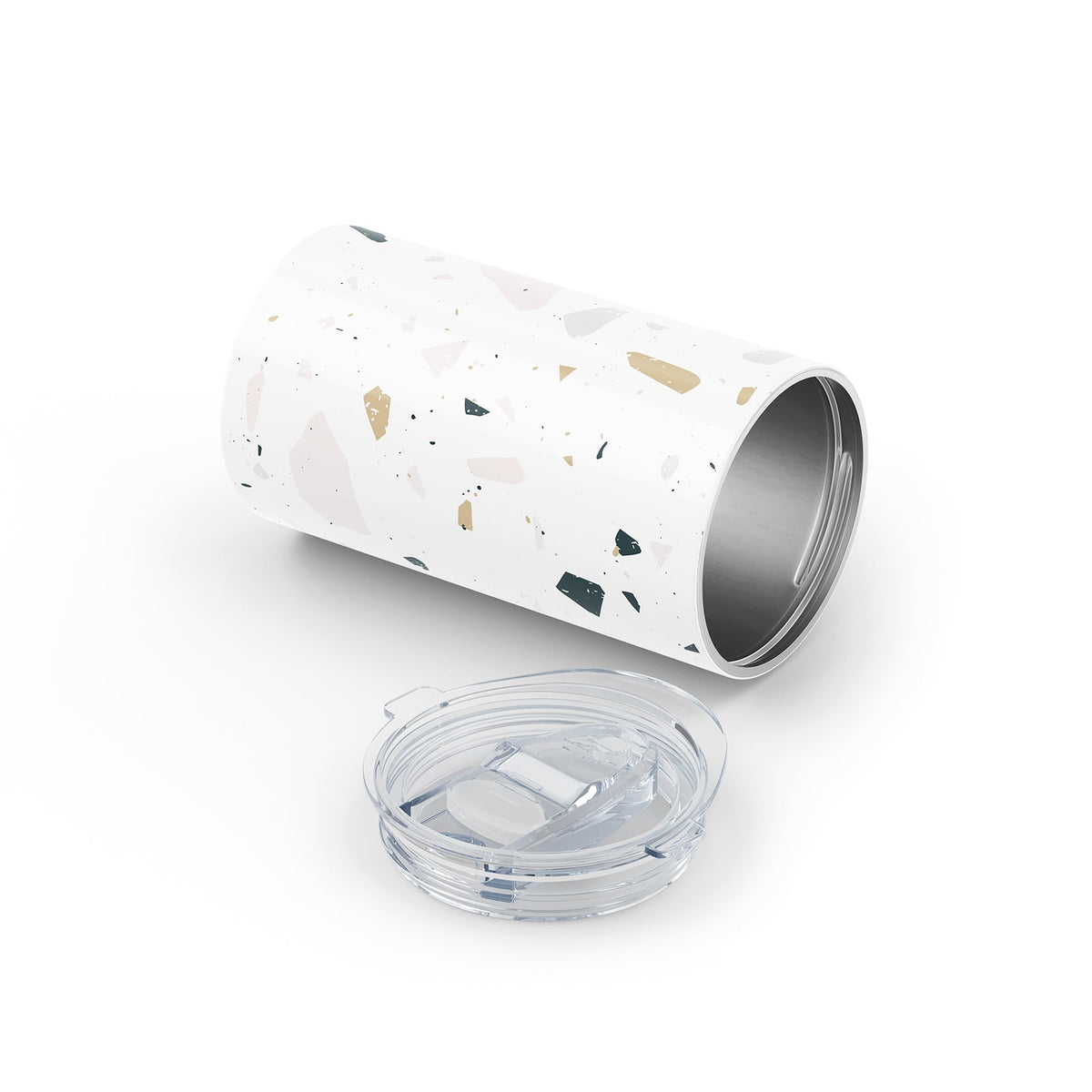 White Terrazzo 340ml Reusable Cup By Hydronair