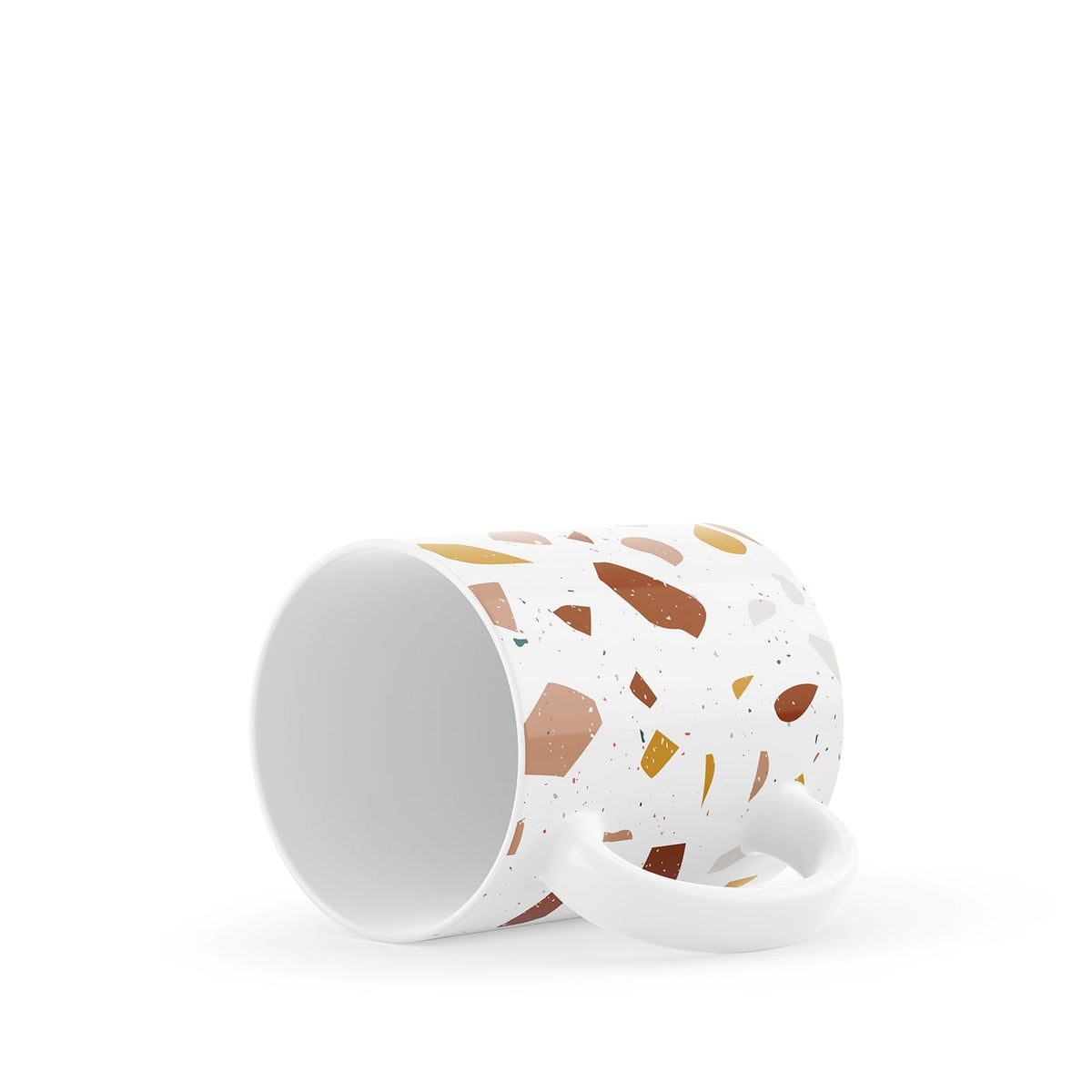 White Terrazzo Ceramic Mug