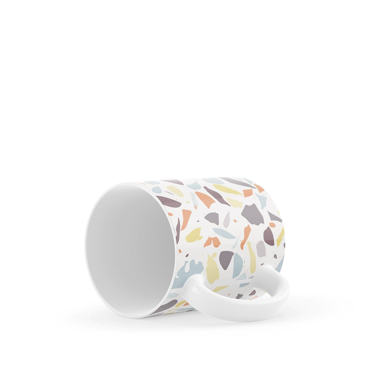 White Terrazzo Ceramic Mug