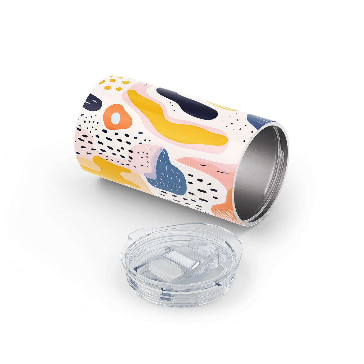 Yellow Abstract 340ml Reusable Cup By Hydronair 