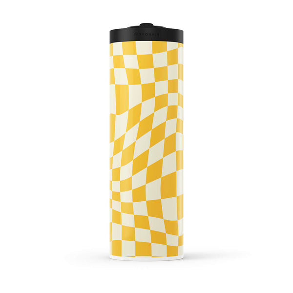 Yellow Checkered 20oz Bottle