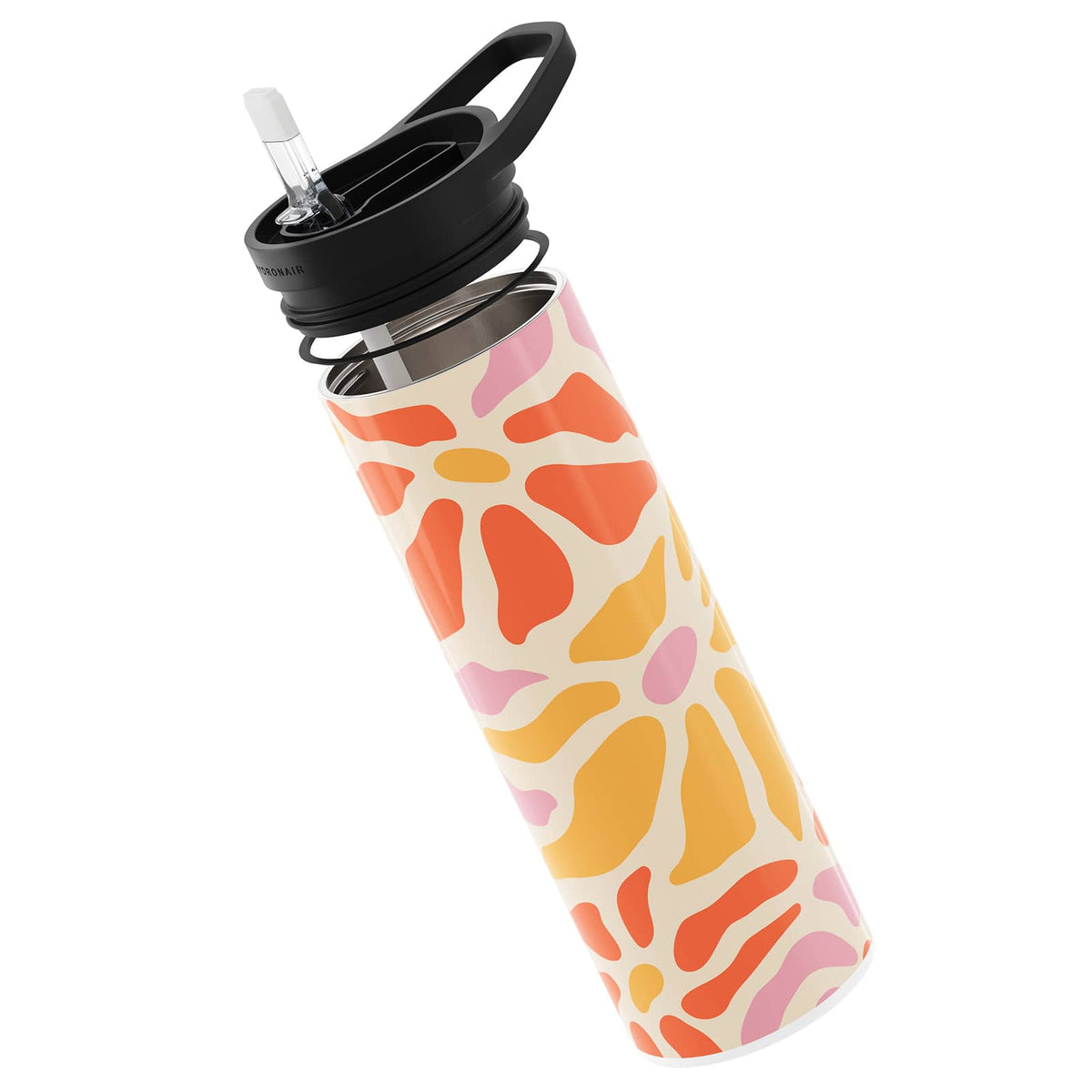 Yellow Floral Spring 560ml Reusable Bottle By Hydronai