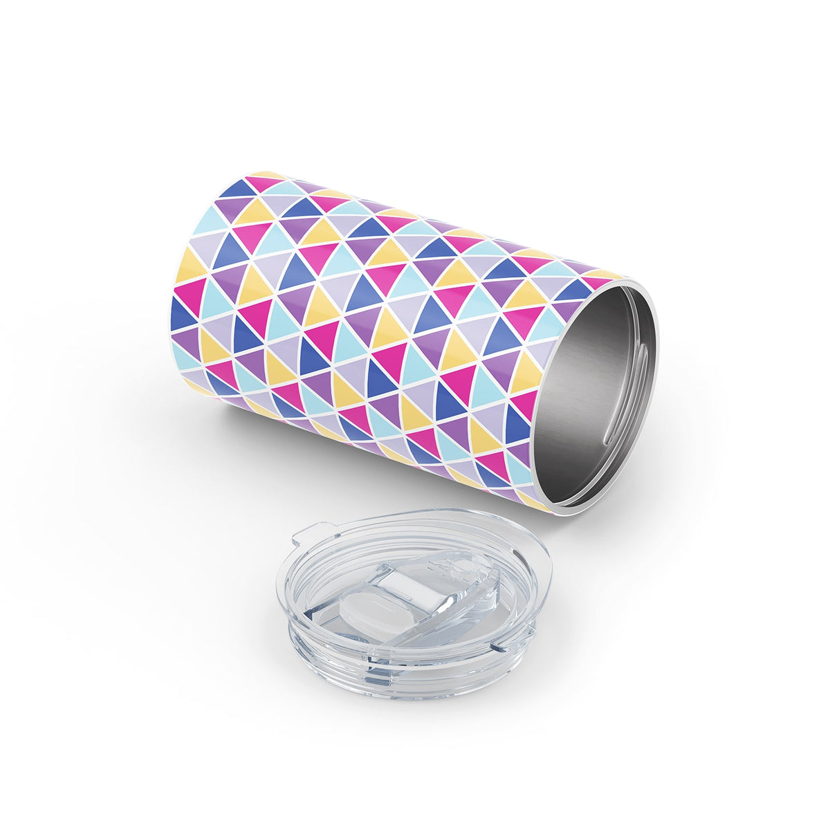 Yellow Geometric 340ml Reusable Cup By Hydronair 