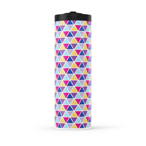 Yellow Geometric 560ml Water Bottle By Hydronair
