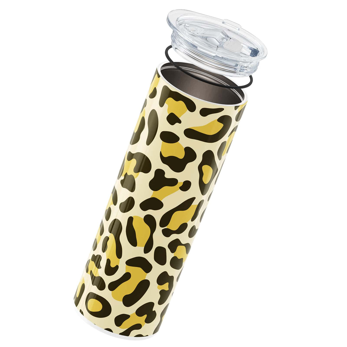 Yellow Leopard Print Insulated 20oz Cup